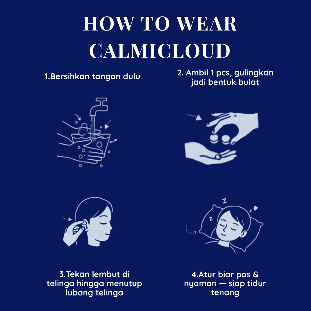CalmiCloud Earplugs - View 4