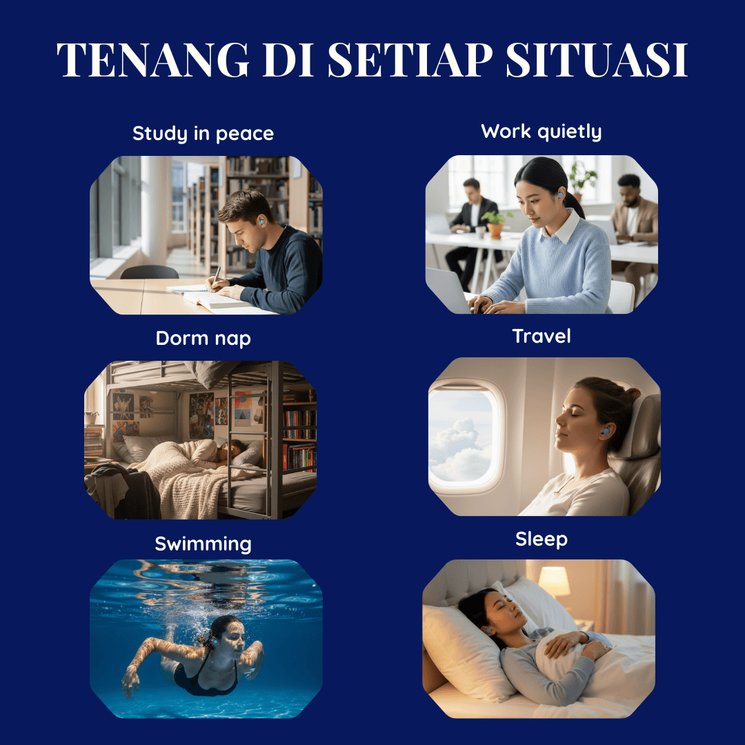 CalmiCloud Earplugs - View 6