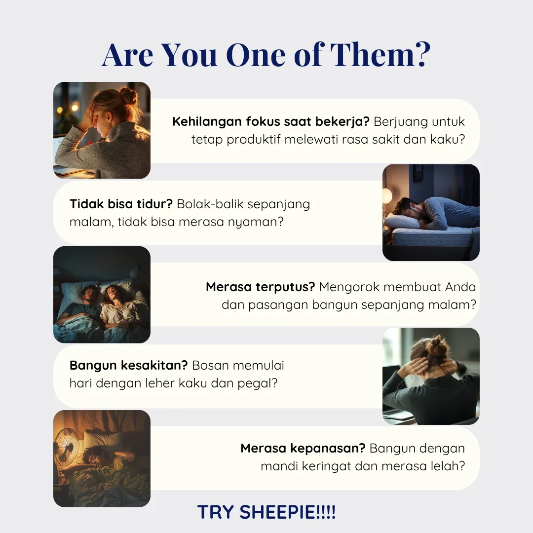 Masalah tidur yang sering dialami