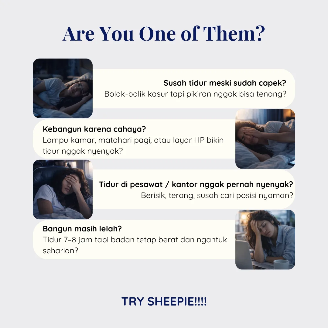 Masalah tidur yang sering dialami
