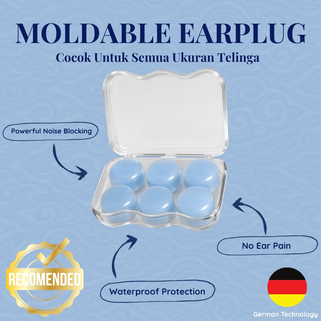 CalmiCloud, earplug silikon yang bisa dibentuk